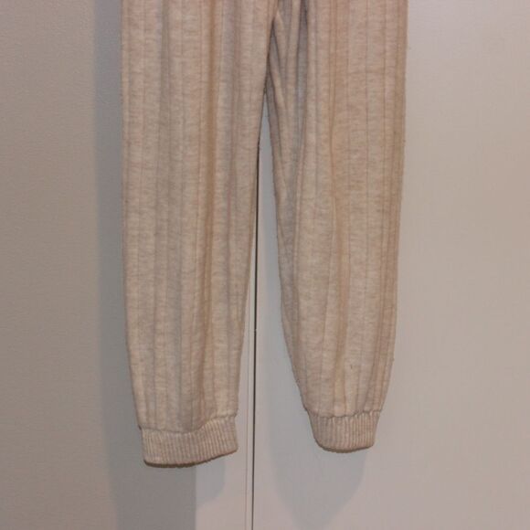 Zara High Waist Cream Pants Women Size XS - Picture 4 of 10